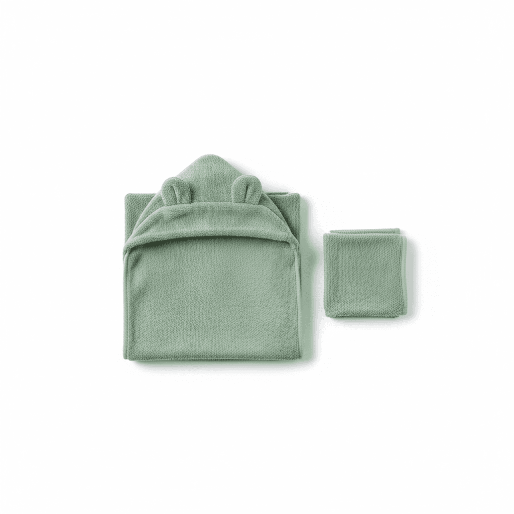 Hooded Towel & Washcloth Set